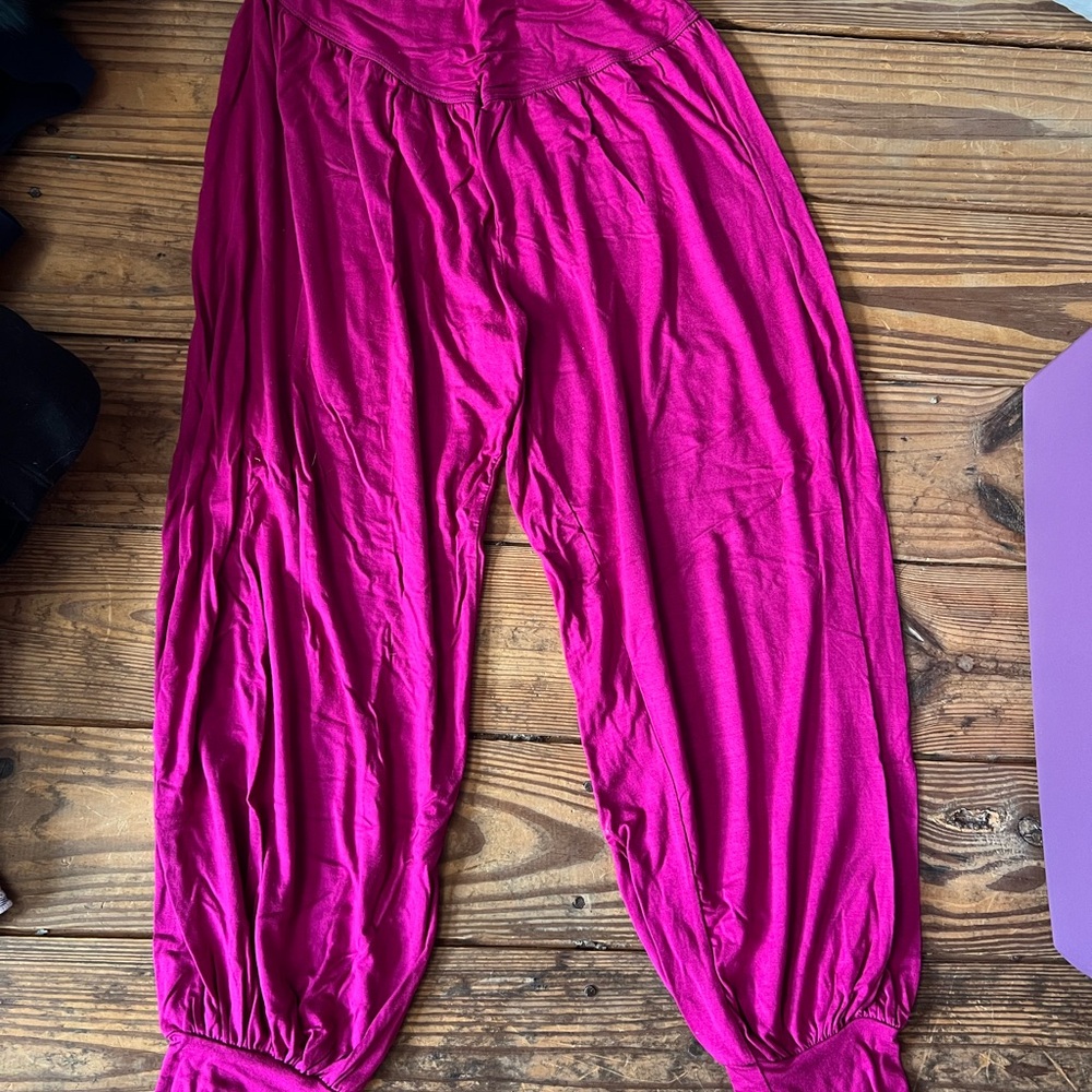 Vibrant Pink Harem Pants